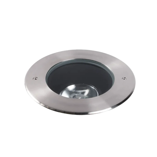 Compass 175mm Inground Uplight Round COB 15W