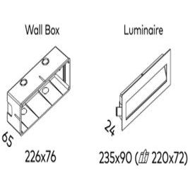Cuadro Large Wall Light SMD 8W