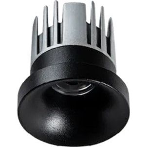 Titanium Semi-Recessed 78mm Downlight COB 9w