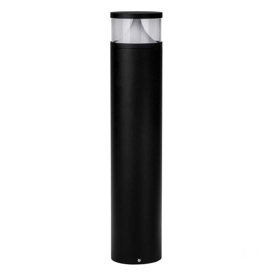 Divad 600mm Black Round Bollard Light Built in LED 12w