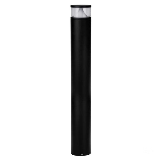 Divad 1000mm Black Round Bollard Light LED 12w