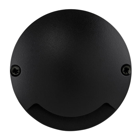 Dome Black Aluminium One Way Deck Lights Built in LED 3w