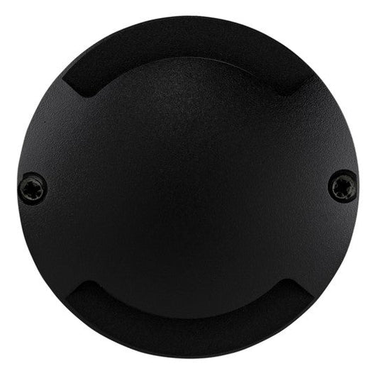 Dome Black Aluminium Two Way Deck Lights Built in LED 3w