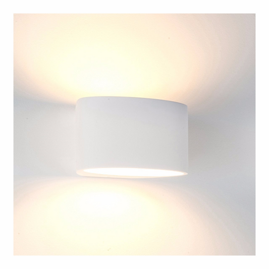 Arc Large Plaster LED Wall Light E14 3w