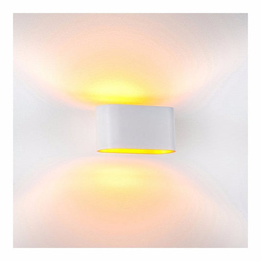 Concept White Aluminium LED Wall Light G9 2w