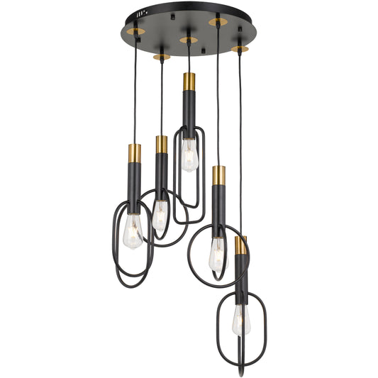 MARVIN 5 LIGHTS PENDANT E27 25w