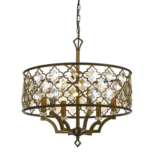 MIMOSA ROUND 6LT PENDANT E14 25w