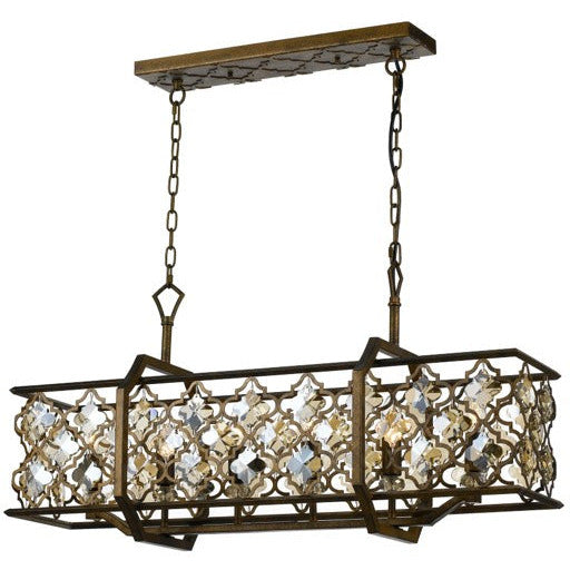 MIMOSA RECTANGLE 6LT PENDANT E14 25w