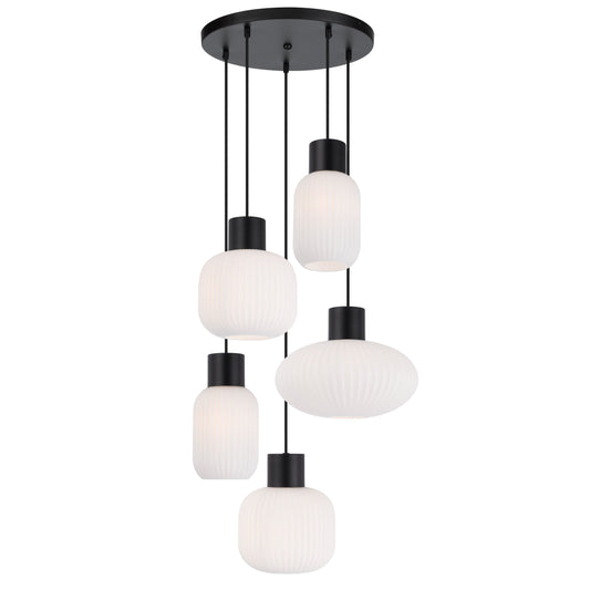NORI 5 LIGHTS PENDANT E27 25w