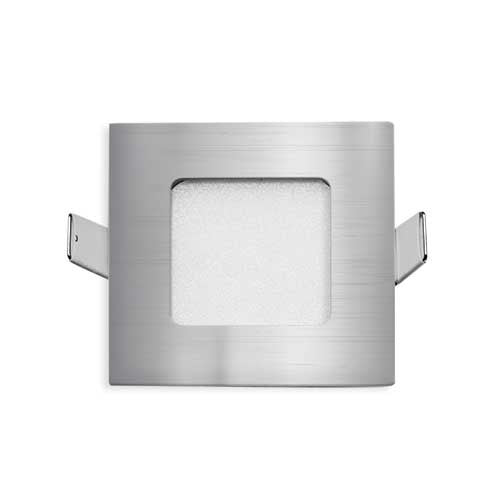 STOW SQUARE DOWN WALL LIGHT SILVER SMD 3w