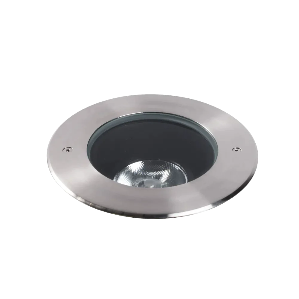 Compass 175mm Inground Uplight Round COB 15W