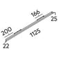 L11 1125mm Linear Profile for FX Track COB 25W