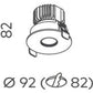 Particle 92mm Accent Downlight COB 10w