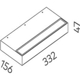 Vespa Asymmetrical Wall Light SMD 36W