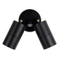 Tivah Aluminium Black Double Adj. Spot Lights