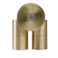 Tivah Solid Brass TRI Colour Double Adjustable Wall
