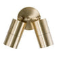 Tivah Solid Brass TRI Colour Double Adjustable Wall