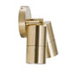 Tivah Solid Brass TRI Colour Double Adjustable Wall