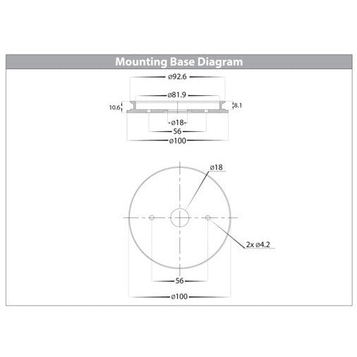 Tivah Solid Brass TRI Colour Double Adjustable Wall