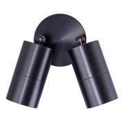 Tivah Solid Brass Graphite Double Adjustable Wall