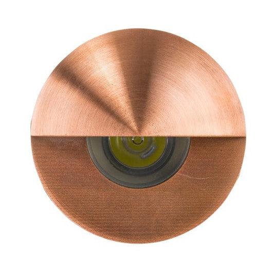 Mini Copper Ollo Step Light with Eyelid Built in LED 1w