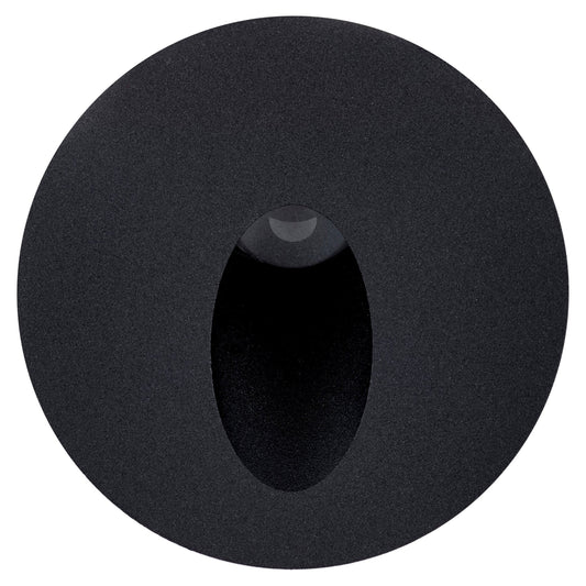 Recess Black Round Recessed Step Light Built in LED 3w