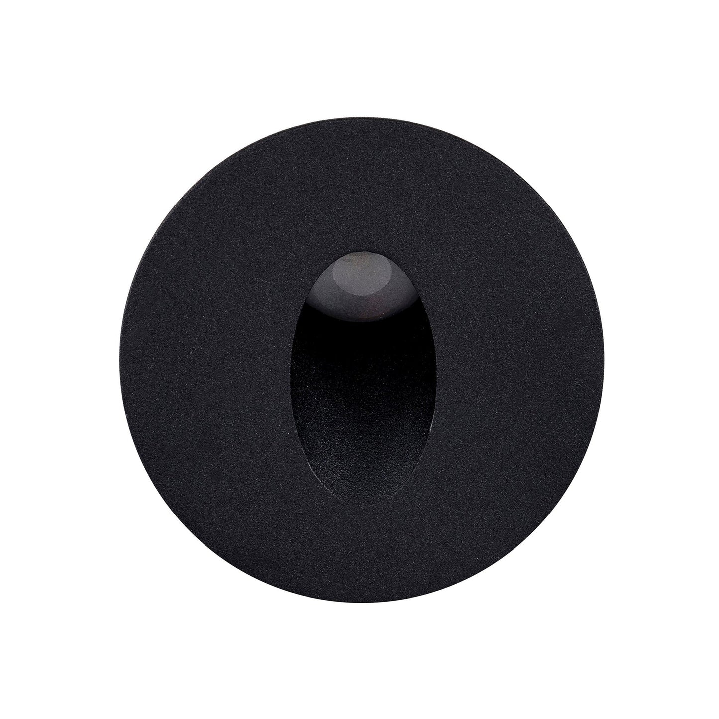 Mini Recess Black Round Recessed Step Light