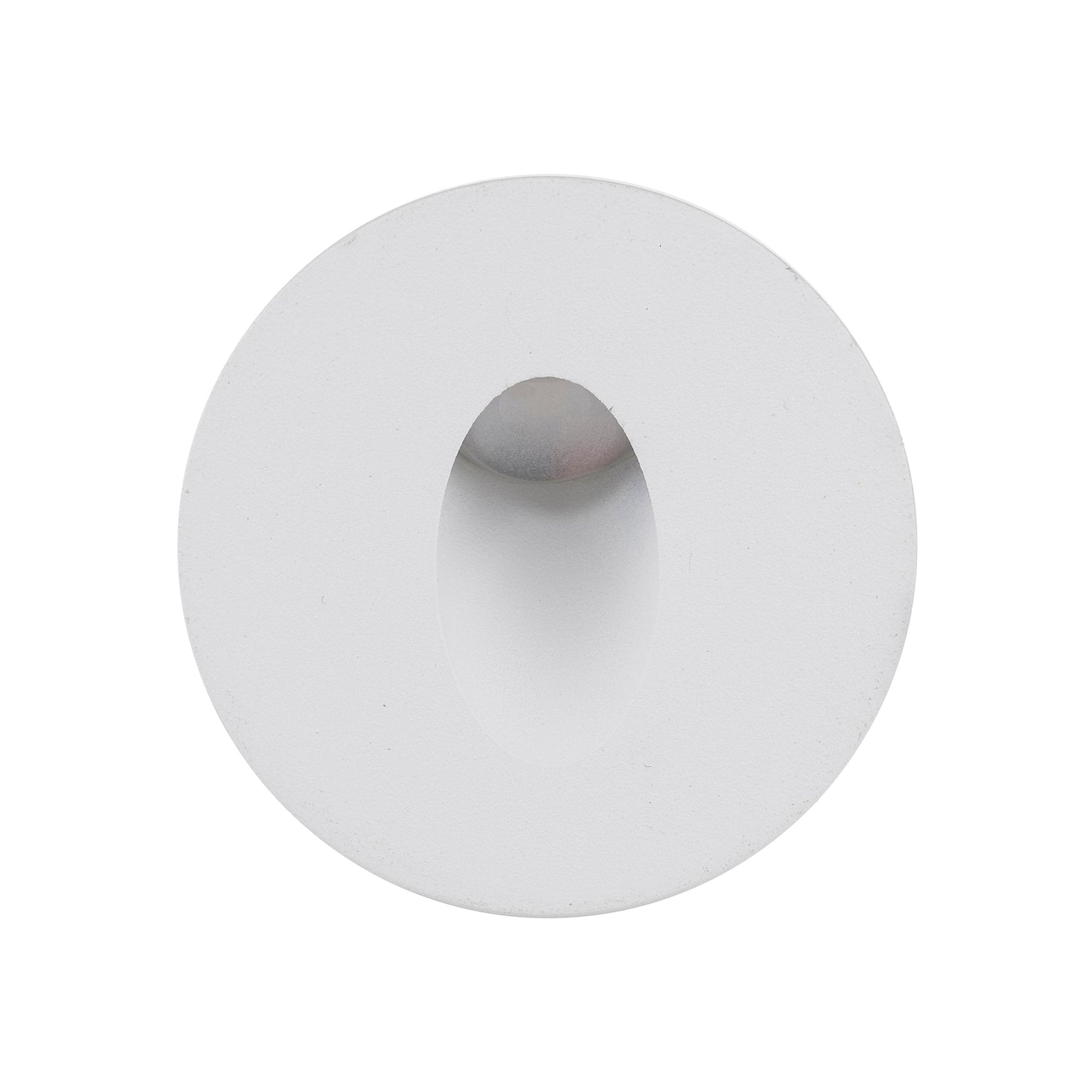 Mini Recess White Round Recessed Step Light – In Focus Luminations