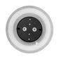 Halo Black TRI Colour LED Wall Light Built in LED 18w