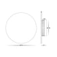 Halo White TRI Colour LED Wall Light Built in LED 18w