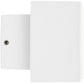 Mini White Blokk Up & Down Wall Light Built in LED 3w