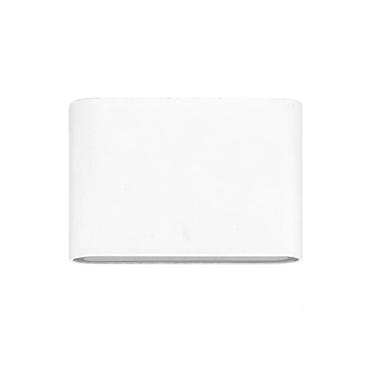Lisse White Fixed Down Wall Light Built in LED 4w