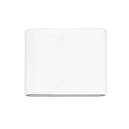 Lisse White Up & Down Wall Light Built in LED 3w