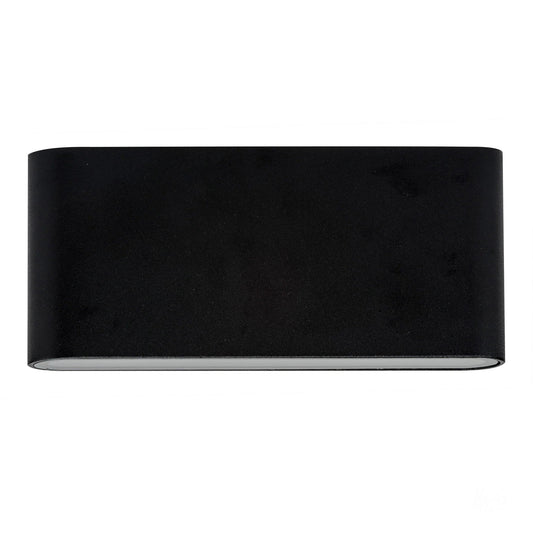 Lisse  Black Fixed Down TRI Colour LED Wall Light LED 6w