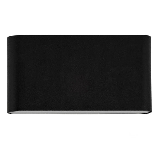 Lisse Black Up & Down TRI Colour LED Wall Light LED 5w