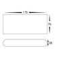 Lisse Black Up & Down TRI Colour LED Wall Light LED 5w