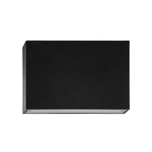 Essil Black Fixed Down LED Wall Light Built in LED 4w