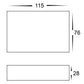 Essil White Fixed Down LED Wall Light Built in LED 4w