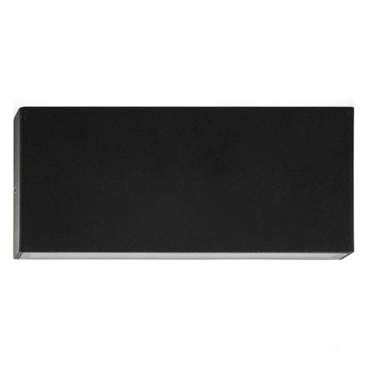 Essil Black Fixed Down LED Wall Light Built in LED 6w