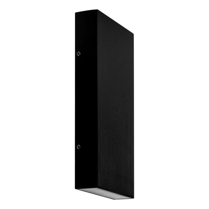 Essil Black Up & Down LED Wall Light Built in LED 6w