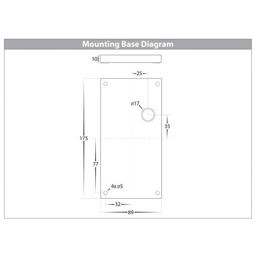 Essil Black Up & Down LED Wall Light Built in LED 6w