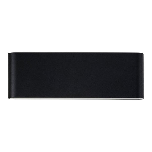 Lisse Black  Fixed Down Wall Light Built in LED 12w