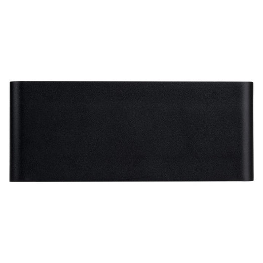 Lisse Black Up & Down Wall Light Built in LED 12w