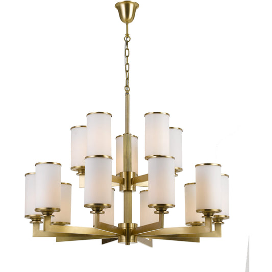 AHERN 15 LIGHTS PENDANT SOLID BRASS E27 25w