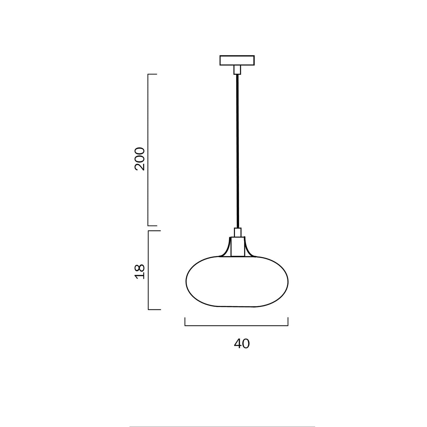 BECK 40 PENDANT E27 25w (Limited Stock)