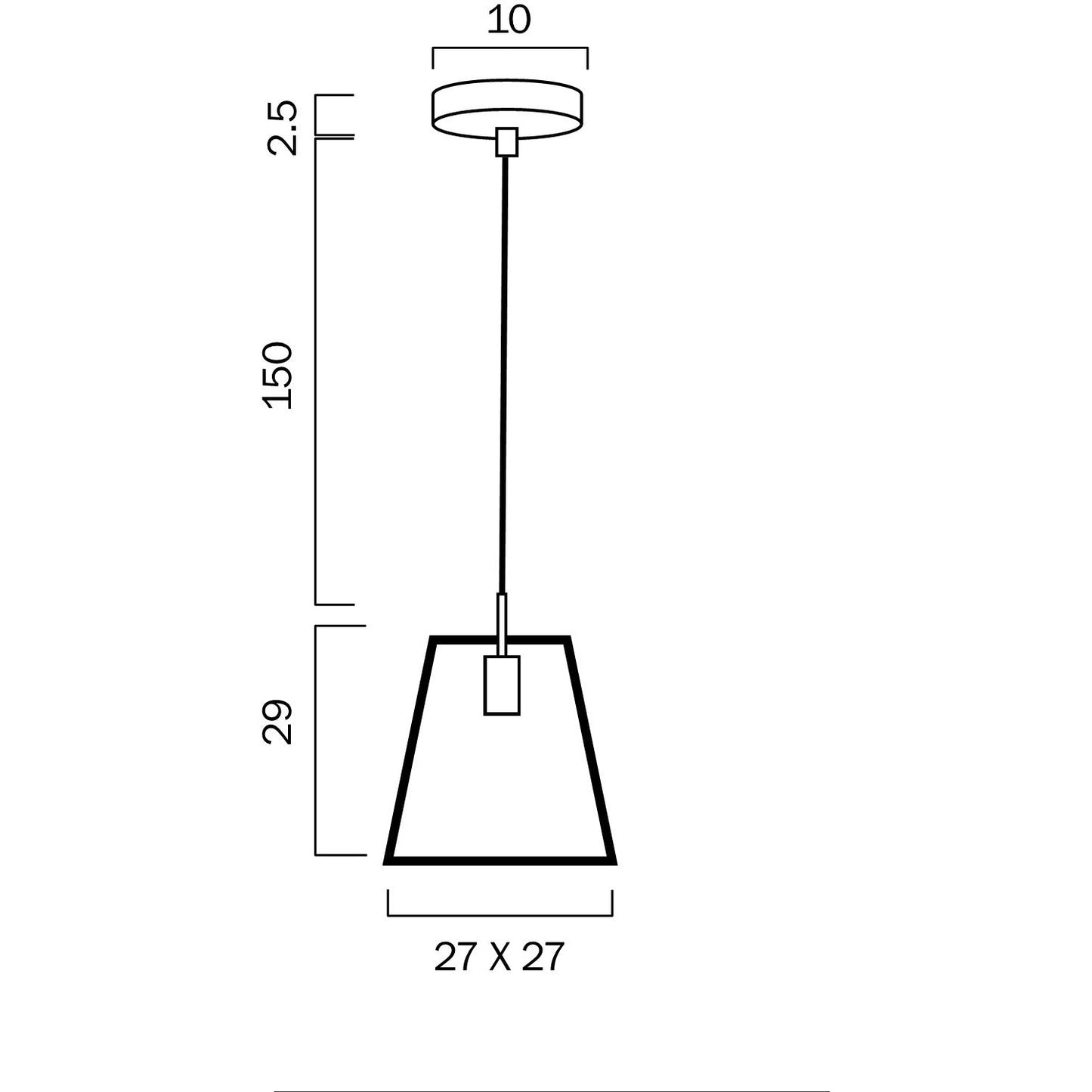 GILBERT PENDANT E27 40w