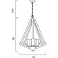 GRAF 5 PENDANT E14 25w