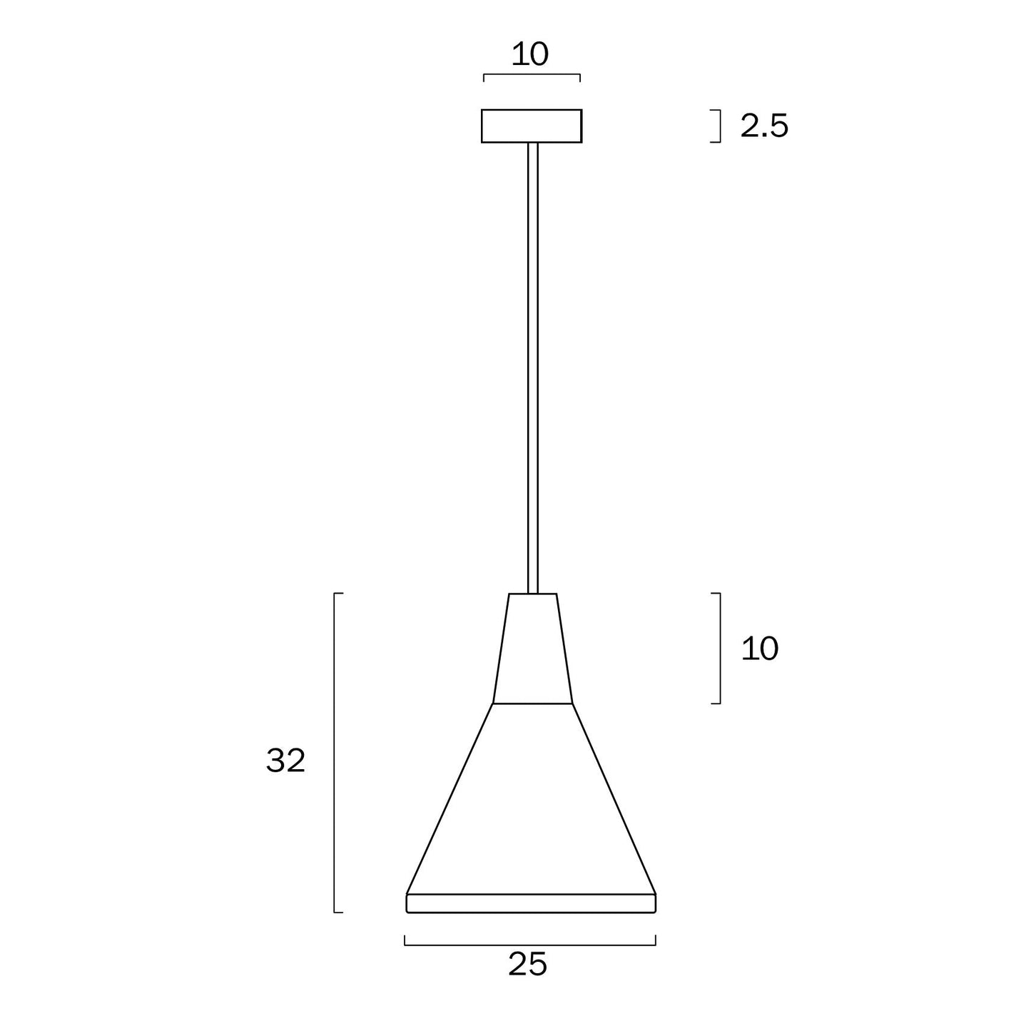 TEMO 25 PENDANT E27 25w