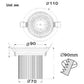 ECO LED 15W DLRF